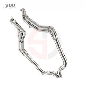 เฮดเดอร์ไอเสีย SD Performance สำหรับรถฟอร์ด มัสแตง จีที <span class=keywords><strong>5</strong></span>.<span class=keywords><strong>0</strong></span> วี8 รุ่น S550/S650 ปี 2015-2026 ทำจากสแตนเลส พร้อมแผ่นกันความร้อน - Product Image 4