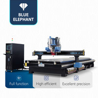 Machine de découpe automatique à couteau oscillant CCD ATC 2150 avec câbles haute flexibilité pour la découpe de matériaux textiles industriels