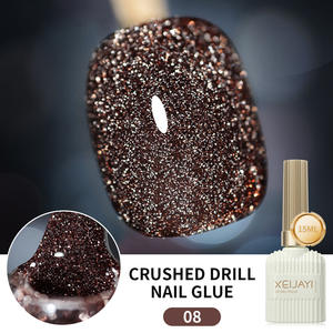 Vernis à ongles gel OEM 12 couleurs scintillantes réfléchissantes effet disco diamant broyé, vernis à ongles gel pailleté longue durée pour salon de manucure - Product Image 5