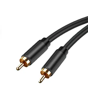 OEM đồng trục RCA cáp âm thanh kỹ thuật số, RCA Nam đến Nam HIFI 5.1 SPDIF Stereo Cáp âm thanh đồng trục cho loa siêu trầm rạp hát tại nhà