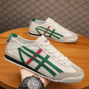 รองเท้าสีขาวสกปรก ประดับดาวสีทอง หางสีเงิน รองเท้าหนังวัวคุณภาพสูงเพิ่มความสูงแบบซ่อน - Product Image 6