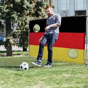 Jeunes coup franc pratique tir équipement d'entraînement objectif de Football transfrontalier rebond Net cible tissu positionnement en gros - Product Image 3