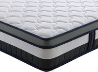 Vente en gros de meubles compressés pour chambre à coucher, matelas hybride de luxe à ressorts ensachés, tissus doux, garantie 10 ans pour l'hôpital, grande taille
