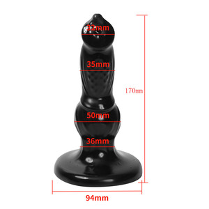 Gros gode en forme de nœud de chien, 6,69 pouces d'épaisseur, gode monstre loup, gode G-spot, bouchons anaux avec ventouse puissante pour femmes, jouet sexuel pour hommes - Product Image 2