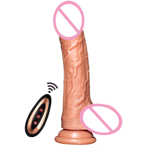 Vibratore Realistico a Forma di Pene per Adulti, Giocattolo Sessuale Telescopico con Vibrazione per Donne, Prodotti per il <span class=keywords><strong>Sesso</strong></span>, Masturbatore, <span class=keywords><strong>Plug</strong></span> Anale - Product Image 1