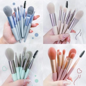 Ensemble de 8 Mini Pinceaux de Maquillage Portable, Doux Synthétiques pour Poudre, Fond de Teint, Ombre à Paupières, Sourcils, Lèvres – Trousse de Voyage - Product Image 3
