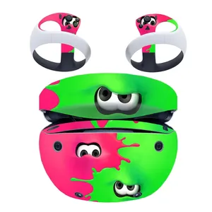 Vinyl Skin Aufkleber für PS VR2 Headset Controller Full Wrap Cover Schutz folie Aufkleber Aufkleber für Playstation VR2 Zubehör