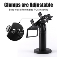 ที่วางขั้ว POS หมุนได้ปรับมุมได้,ตัวยึดระบบ POS สำหรับการชำระเงิน Verifone