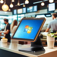 Terminal de point de vente tactile 15 pouces à prix d'usine, caisse enregistreuse tout-en-un, systèmes de point de vente