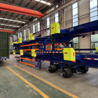 Semi-remorque squelette à structure robuste de 40 pieds, châssis de conteneur squelette, 3 essieux, capacité de charge de 40 tonnes, modèle de remorque de camion