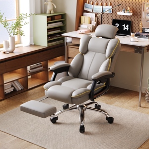 <span class=keywords><strong>Sedia</strong></span> da Computer Moderna di Alta Qualità Regolabile Comoda <span class=keywords><strong>Sedia</strong></span> da Gioco Reclinabile per Casa con Poggiapiedi - Product Image 1