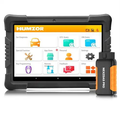 Humzor Nexzdas Pro: 10inch Tablet Auto Diagnostic Tool with Obd2 Scanner