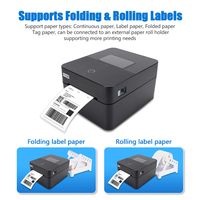 Printer Stiker Barcode Termal YHD-9280 4 Inci, Mendukung Pencetakan Resi, Printer Label Pengiriman Perekat 4x6