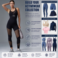 Combinaison de sport sans couture pour femme avec logo personnalisé, idéale pour le yoga, la gym et le fitness – Vêtement de sport pour commande en gros par marque – Fournisseur direct usine