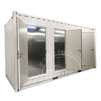 Maison en conteneur préfabriqué avec toilette et douche Conteneur d'expédition mobile Toilette préfabriquée en conteneur de 20 pieds