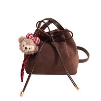 Nouveau sac à bandoulière rétro pour femme en PU, grande capacité, design coréen de niche, mode estivale, style forêt