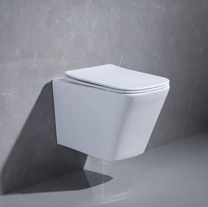 Hiện đại dual-tuôn ra giấu Tank treo tường <span class=keywords><strong>WC</strong></span> Set nhà máy không có vành phòng tắm nhà vệ sinh P Trap thiết kế gốm <span class=keywords><strong>WC</strong></span> giấu bể chứa - Product Image 1