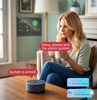 Sistema de Seguridad Inteligente para el Hogar 2025, Alarma Antirrobo Portátil 4G+WiFi, Sirena de 80dB, Batería de 5000mAh, ABS, 433MHz, IP66 Impermeable, Sensor de Movimiento PIR