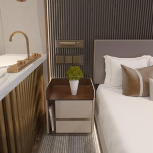 Muebles de Dormitorio Modernos de Madera Maciza Ecológicos para Hoteles Cinco Estrellas, Personalizados Directamente de Fábrica para Sala de Estar y Dormitorio - Product Image 5