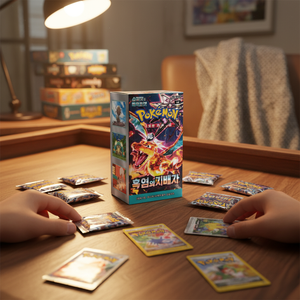 Caja Sellada de Cartas Pokémon sv3, Paquete del Rey de la Llama Negra, Caja de Sobres con 30 Paquetes, Cartas TCG Edición Coreana para Jugar y Coleccionar - Product Image 3