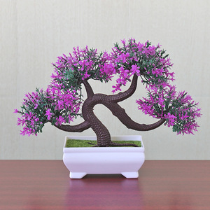Bonsaï artificiel en plastique, <span class=keywords><strong>petit</strong></span> arbre en pot, ornements pour la décoration de la maison, décoration de jardin d'hôtel - Product Image 1