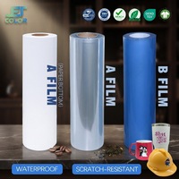 Rouleau de film UV DTF AB Jetcolor (30CM/60CM) en matériau PET pour film de transfert numérique direct transparent et blanc