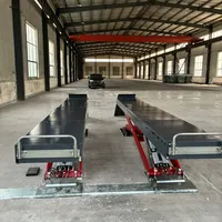 Pont élévateur à ciseaux hydraulique pour alignement de roues, 4500 kg, double ciseaux, certifié CE