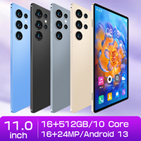 Tablette de jeu intelligente S23 5G haute performance d'origine, Android 13, 16 Go + 512 Go, écran HD 11 pouces, batterie longue durée 12000 mAh, OTG