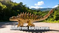 Modèles de dinosaures Ankylosaurus animatroniques personnalisés - Armure à pointes et mouvements pour parcs à thème/musées
