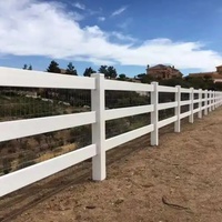 Cercas de WPC de Fácil Instalación para Caballos con Tamaño Personalizado y Diseño Flexible para Pistas de Carreras
