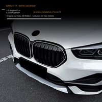 Calandre avant à LED lumineuse pour BMW X1 2020-2022 F48 F49 LCI, calandre de pare-chocs lumineuse avec faisceau de câblage
