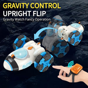 एलईडी लाइट रॉकेट कार रिमोट कंट्रोल स्टंट कार 360 डिग्री रोटेशन स्पेस व्हीकल स्मोकिंग के साथ - Product Image 3