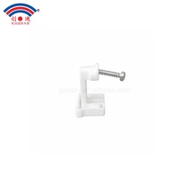 Accesorio de Riel para Cortinas con Tapa de Extremo Reforzada KS, Resistente a Impactos y de Ajuste Seguro, para Sistema de Riel de Cortinas Manual, Superventas