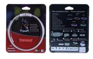 Collar para mascotas con estampado ecológico que cambia de Color <span class=keywords><strong>LED</strong></span> ABS + PVS de alto brillo, elegante Collar de perro brillante de liberación rápida, estilo de dibujos animados - Product Image 5