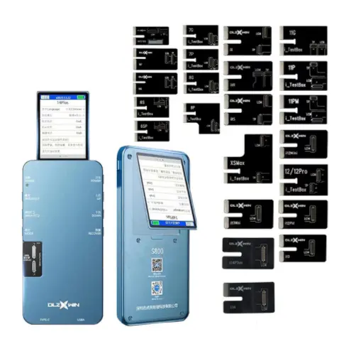 DL S800 6 trong 1 Màn hình LCD/Pin Tester phổ di động LCD Tester cho iPhone Samsung Huawei Oppo Vivo Xiaomi tất cả các điện thoại di động