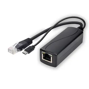 SDAPO Port USB mikro USB0502 IEEE802.3af standar 5V/2,4 A 1500V isolasi tegangan tinggi POE Splitter