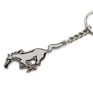 พวงกุญแจโลหะสังกะสีผสมพวงกุญแจแบบกำหนดเองพิมพ์สองด้านพวงกุญแจรูปม้าส่วนบุคคล - Product Image 2