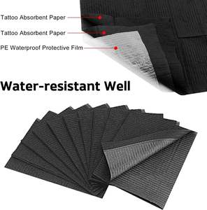 125pcs Disposable Tattoo Bibs Absorbent Waterproof Dental Napkins <b>Nail</b> <b>Table</b> Cover for Tattoo Art - Product Image 2