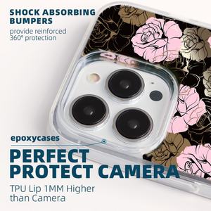 Funda Protectora Delgada y Elegante para Teléfono Celular iPhone 15 Pro Max, Diseño de Resina de Espejo con Protección UV, Simple y Antiarañazos - Product Image 4