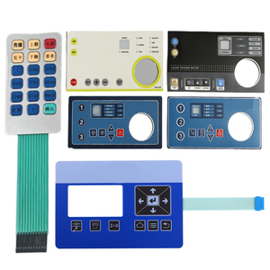 ฟิล์มปิดหน้าสวิตช์เมมเบรนโพลีเอสเตอร์ 8 ปุ่ม พร้อมไฟ LED - Product Image 3