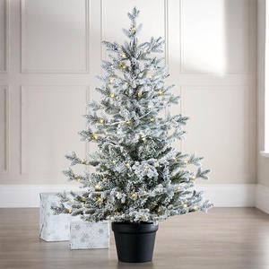 شجرة عيد الميلاد الصغيرة المتدفقون من البولي إيثيلين ، محاكاة سقوط الثلج ، شجرة عارية 60 ،/90 ، مصنع مخصص للبيع بالجملة - Product Image 1