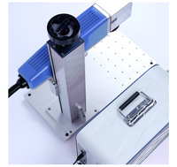 Marqueur laser 3D de bureau 50W pour bijoux en or et argent | Graveur de fibre à mise au point automatique pour plaque signalétique en métal et bague