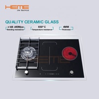 OEM/ODM Usine Chine Table de cuisson électrique à induction et à gaz Allumage automatique 76cm Céramique Verre 3 électrique 1 brûleur