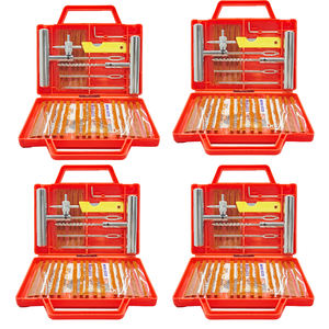 Kit de réparation de pneus robuste pour conditions extrêmes - 28 pièces : bouchons, rivets et outils de connexion pour pneus tubeless, idéal pour les terrains enneigés et boueux - Product Image 3