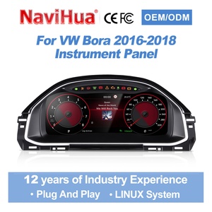 Navihua Linux System Carplay LCD Digital Cluster Auto <b>Speedometer</b> Gauge LCD Dashboard <b>for</b> Volkswagen VW Bora 2016-2018 - Product Image 2