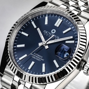 Montre mécanique pour homme Octopus 36 mm en acier inoxydable PT5000/SW200, mouvement automatique, étanche 100 m, montre-bracelet de luxe tendance - Product Image 5