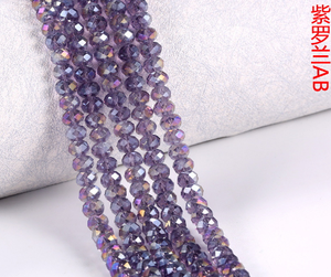 Cuentas de Cristal AB brillantes para fabricación de joyas, 10 <span class=keywords><strong>hebras</strong></span>/bolsa, venta al por mayor - Product Image 4