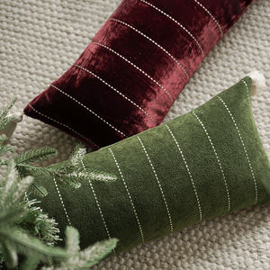 MISSLAPIN bantal pinggang panjang dekorasi perayaan Natal bantal Sofa ruang tamu hijau merah bantal perayaan Tahun Baru - Product Image 3