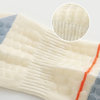 Chaussettes de yoga et de Pilates pour femmes, de haute qualité, personnalisées, antidérapantes, antibactériennes, confortables, tricotées, à compression, pour le Pilates au sol