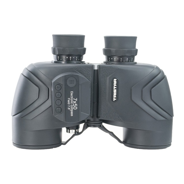 TRISTAR High Definition 7X50 Outdoor Waterproof Binoculars Large Eyepiece Binoculars with Electronic Compass